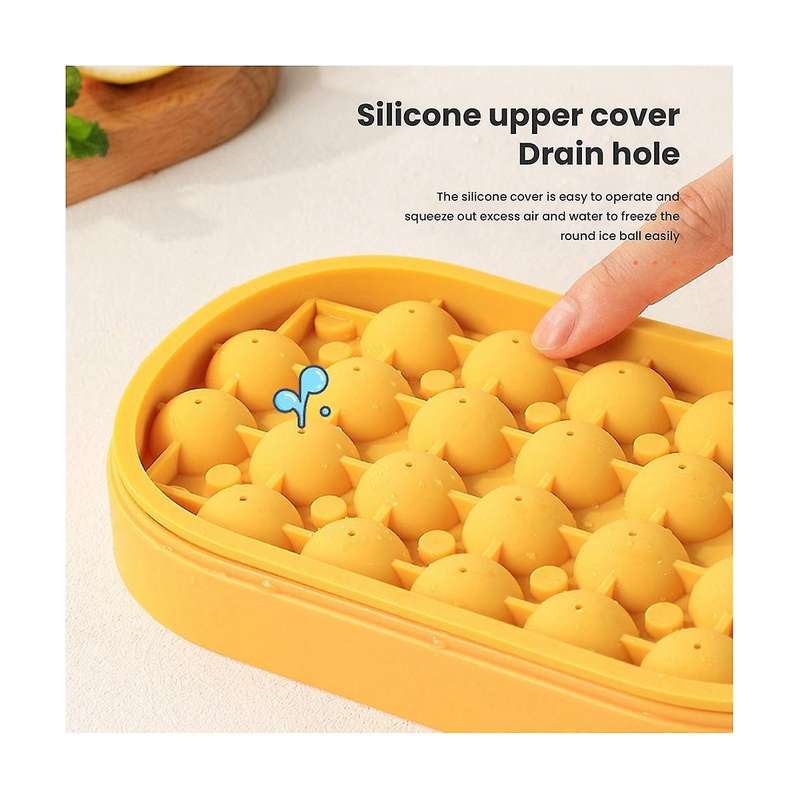 Press Type Ice-cube Round Makers Ice Hockeys Mold Quick-freeze Mini Ice Ball Party Kitchen Ice Box