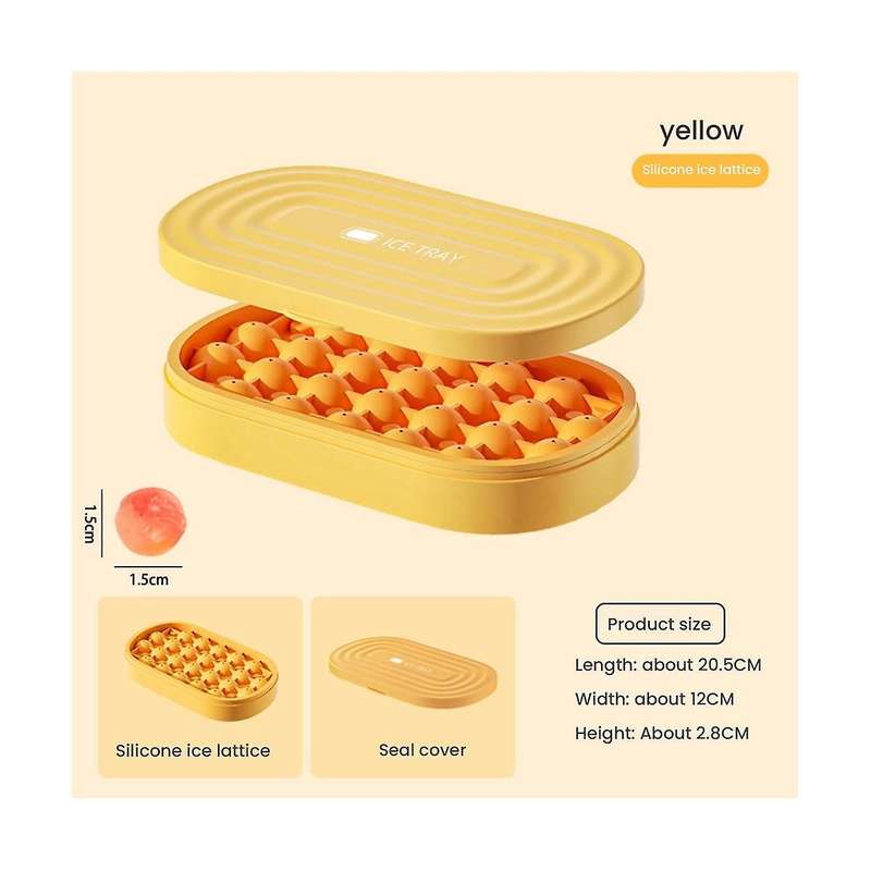 Press Type Ice-cube Round Makers Ice Hockeys Mold Quick-freeze Mini Ice Ball Party Kitchen Ice Box