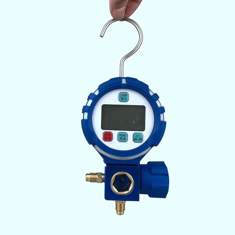 Pressure Gauge Refrigeration Manifold Tester Meter Digital Vacuum Pressure Tester Air Conditioning R