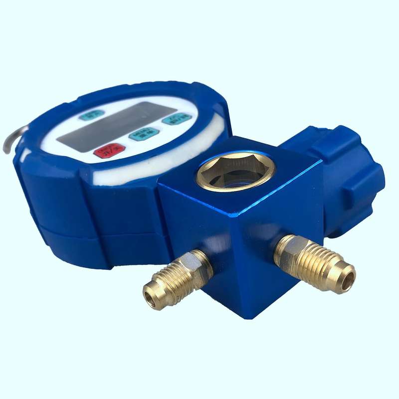 Pressure Gauge Refrigeration Manifold Tester Meter Digital Vacuum Pressure Tester Air Conditioning R