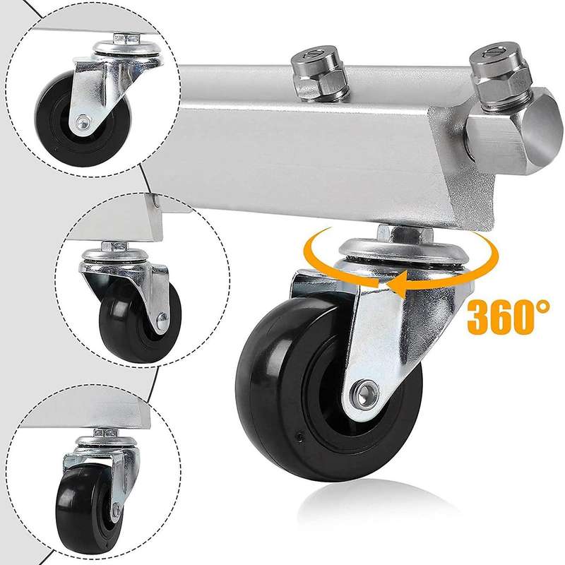 Pressure Washer Cleaner with 6 Nozzles, Under Car Washer Broom Attachments Extension Wand 60 Angled