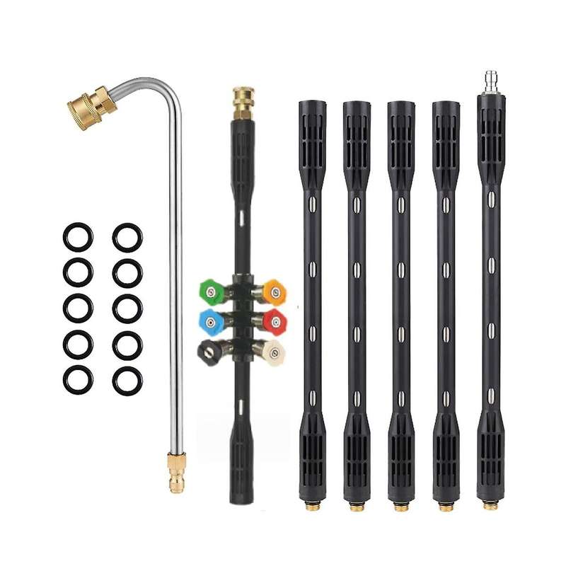 Pressure Washer Extension Wand, 1/4inch Gutter Cleaning Tools From The Ground, Power Washer Extensio