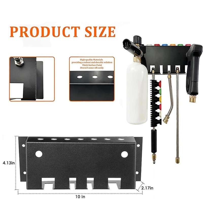 Pressure Washer Holder, Pressure Washer Accessories Storage for Foam , Pressure Washer Nozzle Tips a