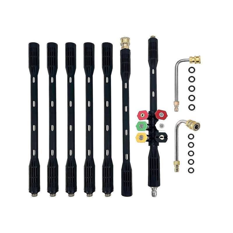 Pressure Washer Extension Wand-gutter Cleaning Tools Extension Wand Power Washer Replacement ,1/4inc