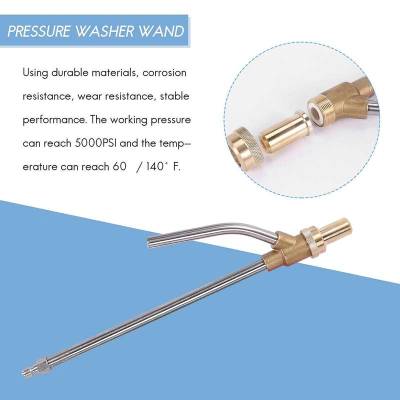 Pressure Washer Sandblasting Kit, Wet Sandblaster Attachment, 5000 , 1/4 Inch Quick Disconnect 1Set