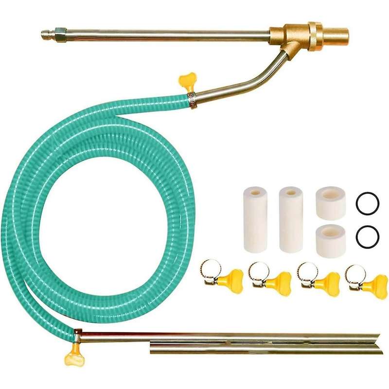 Pressure Washer Sandblasting Kits - Wet Abrasive Sandblaster Attachment, M22 Connector, 5000 PSI