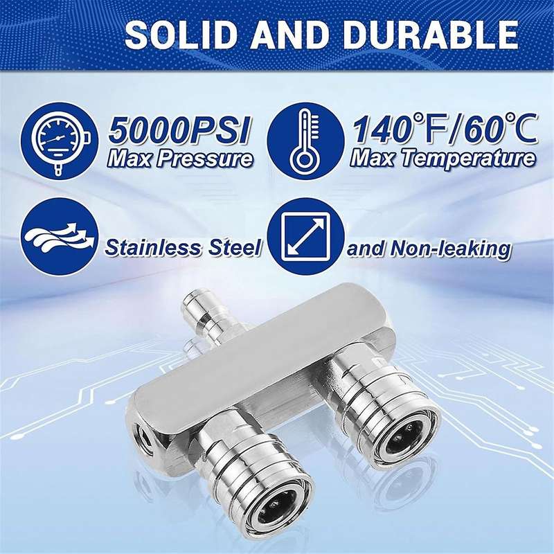 Pressure Washer Tips, 2-In-1 Washer Nozzle Tip, Dual Pressure Washer Nozzle with 4PCS Pressure Washe