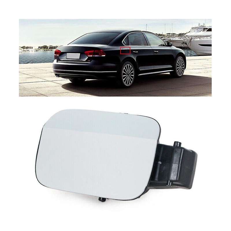 Primed Fuel Gas Door Caps Assembly 561809857egru for 2012-2018 Lid Fuel Tank Trim Cover 56d809857d