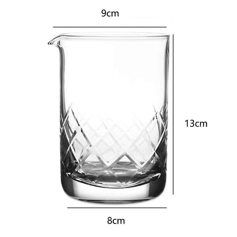 Professional Cocktail Crystal Mixing Glass Bar Accessories Mixer Bartender Wine Cocktail Whisks Sti