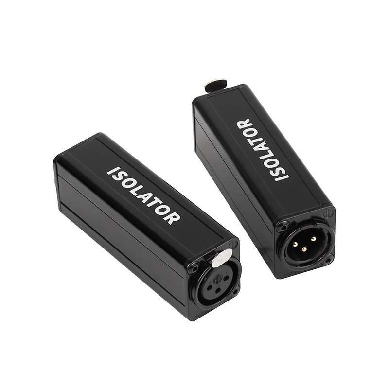 Professional Mono Common Ground Audio Isolator Acoustic Noise Filtering to Eliminate Current Sound