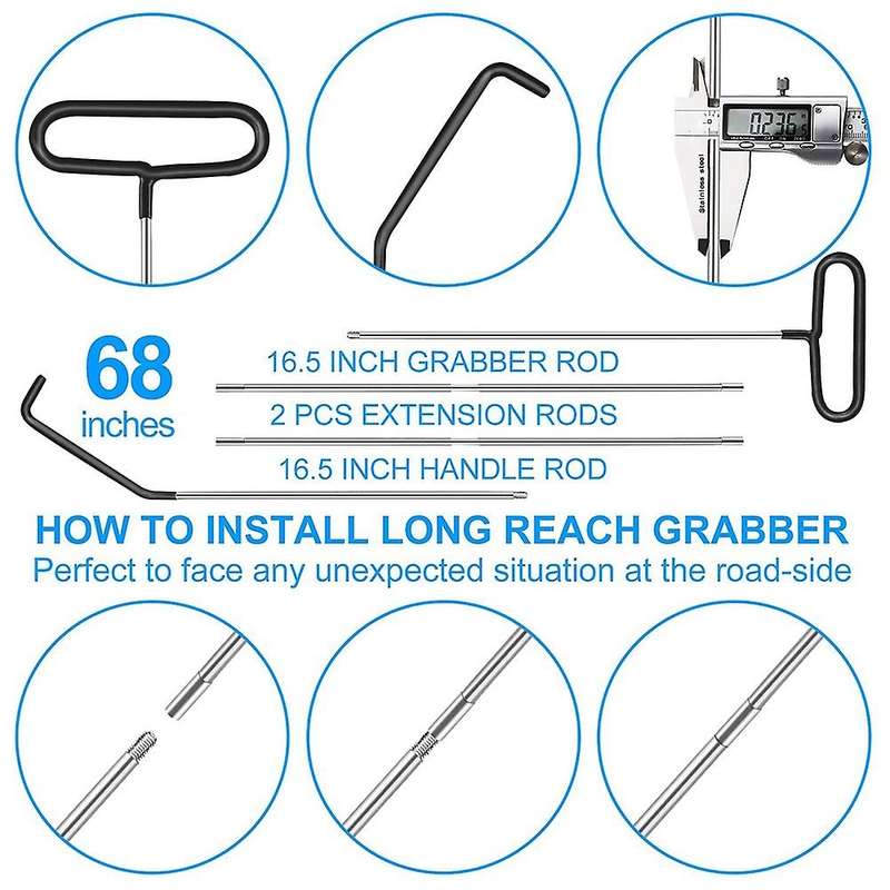 Professional Emergency Car Locking Kit,Automatic Trimming and Disassembly Tool Kit, Basic Tag Tool K