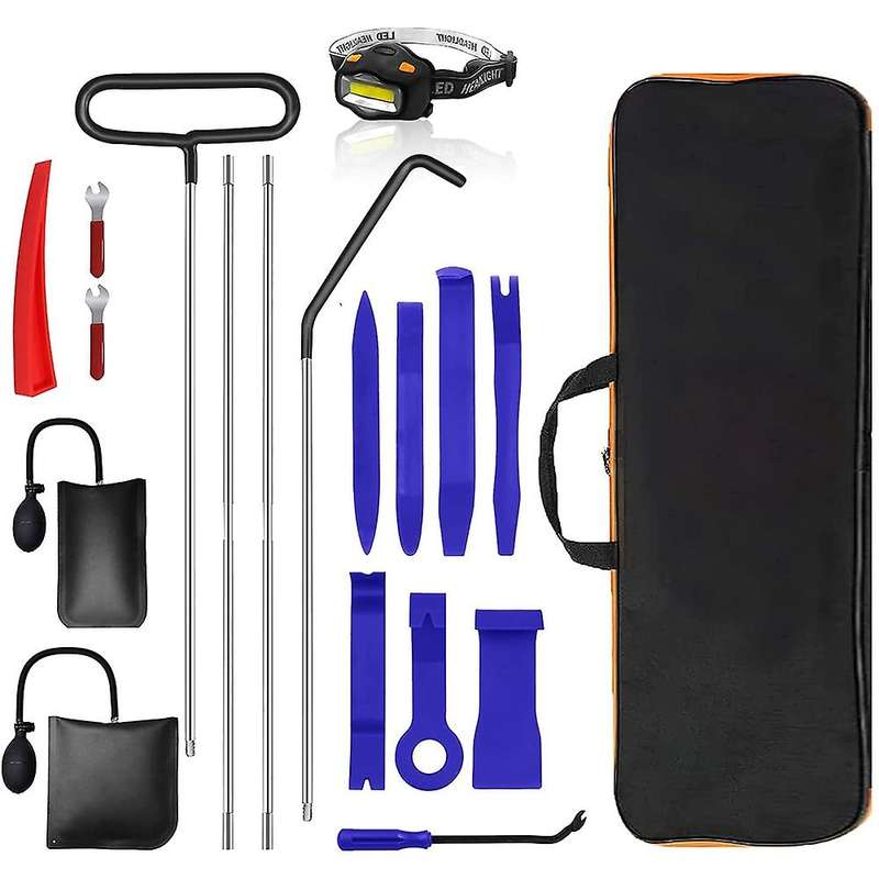 Professional Emergency Car Locking Kit,Automatic Trimming and Disassembly Tool Kit, Basic Tag Tool K