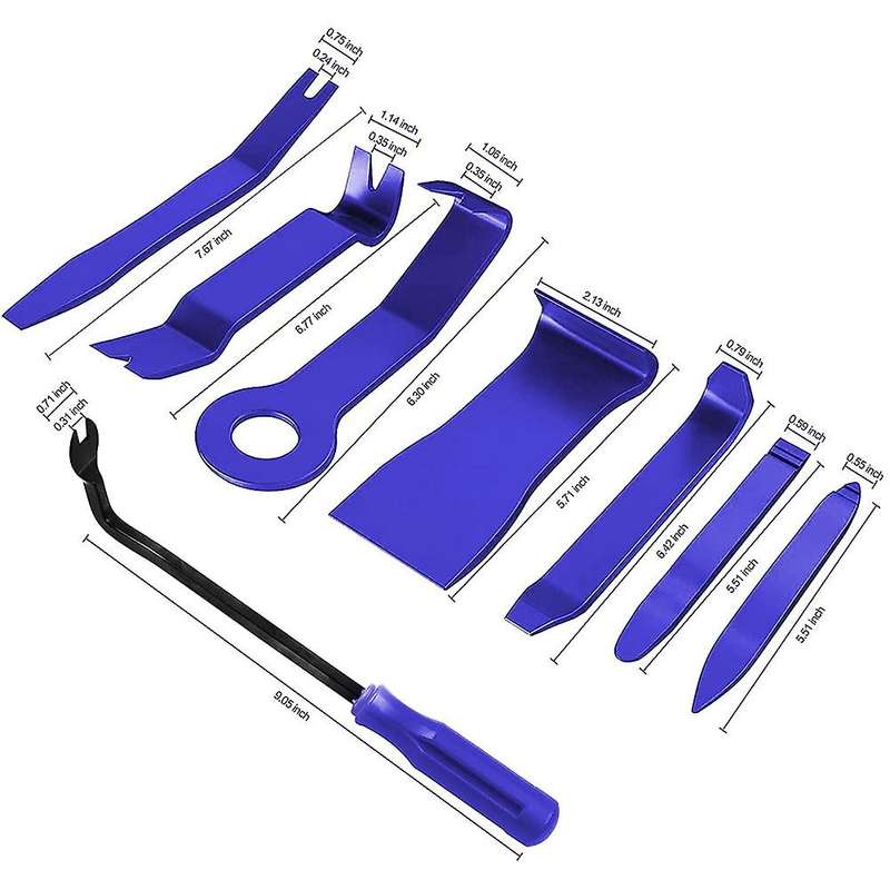 Professional Emergency Car Locking Kit,Automatic Trimming and Disassembly Tool Kit, Basic Tag Tool K
