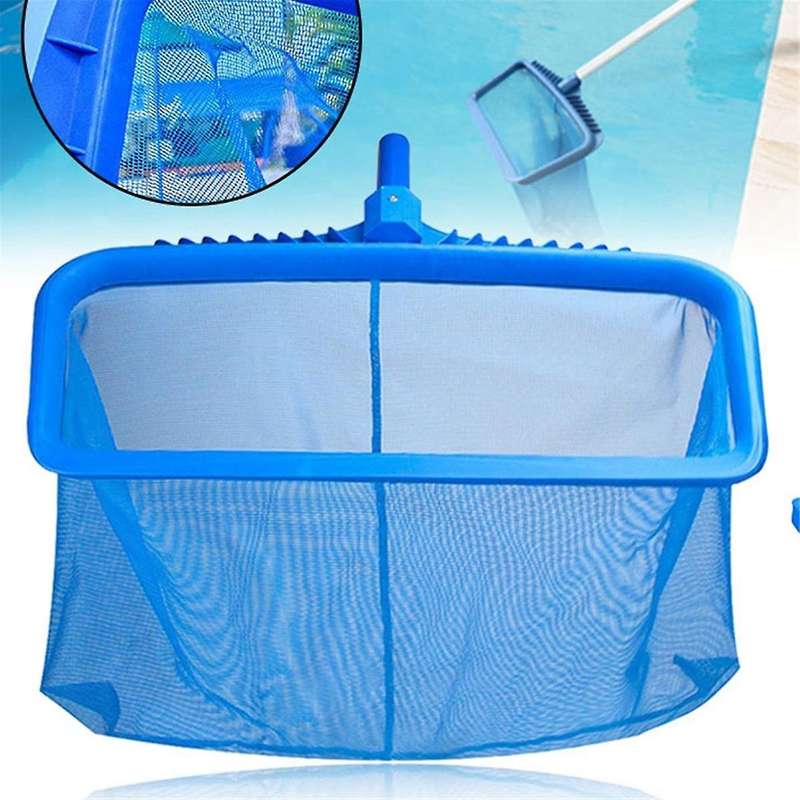 Professional Swimming Pool Skimmer Net, Heavy Duty Pool Leaf Rake with Ultra Deep Fine Mesh