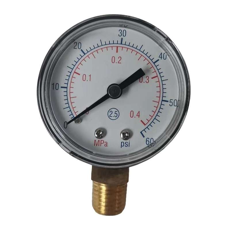 Professional Pool Spa Filter Water Pressure Gauge ECX270861 for Sand and D.E. Pool Filter