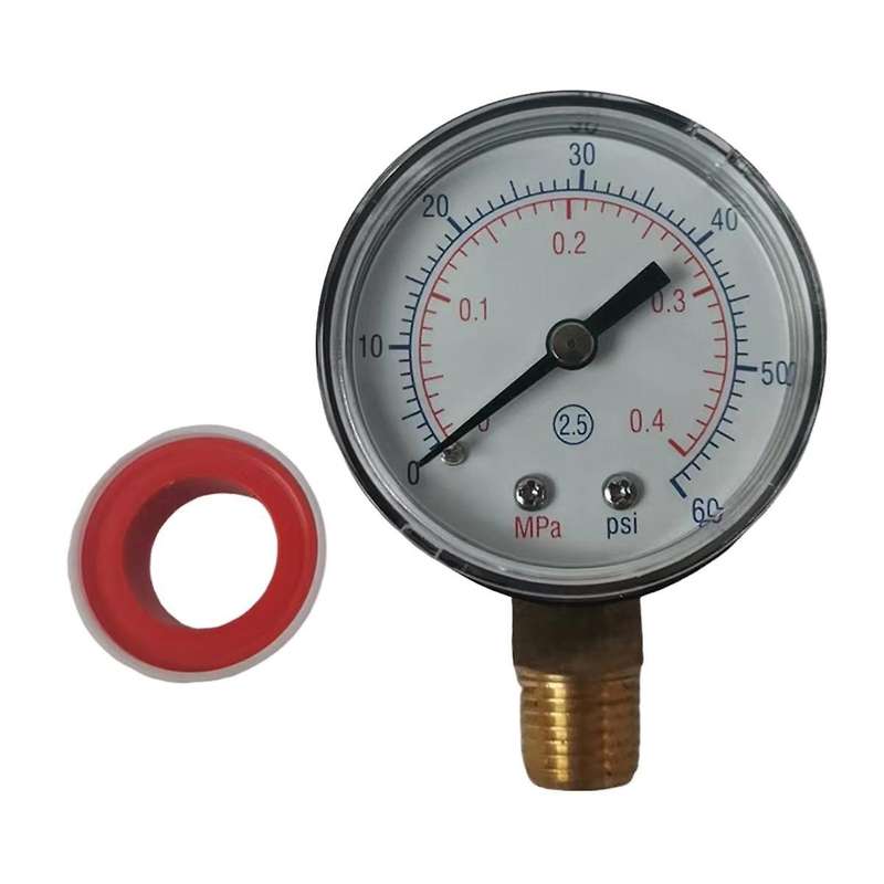 Professional Pool Spa Filter Water Pressure Gauge ECX270861 for Sand and D.E. Pool Filter