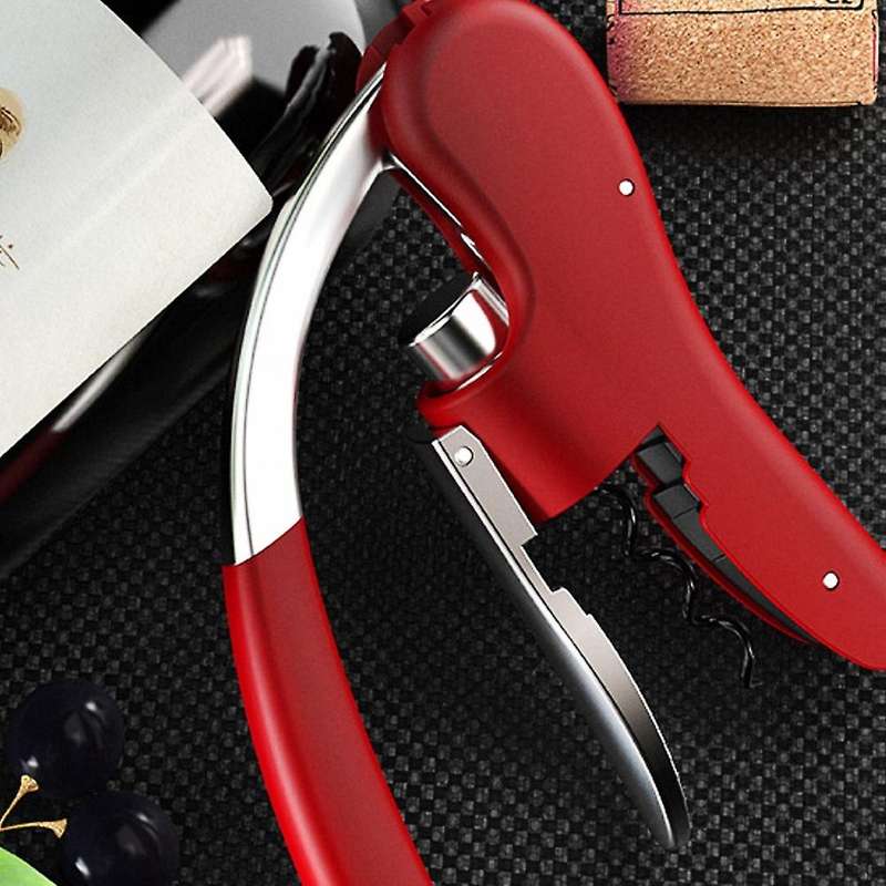 Professional Zinc Alloy Power Wine Opener Corkscrew Bonus Foil Cutter Premium Rabbit Lever Corkscrew