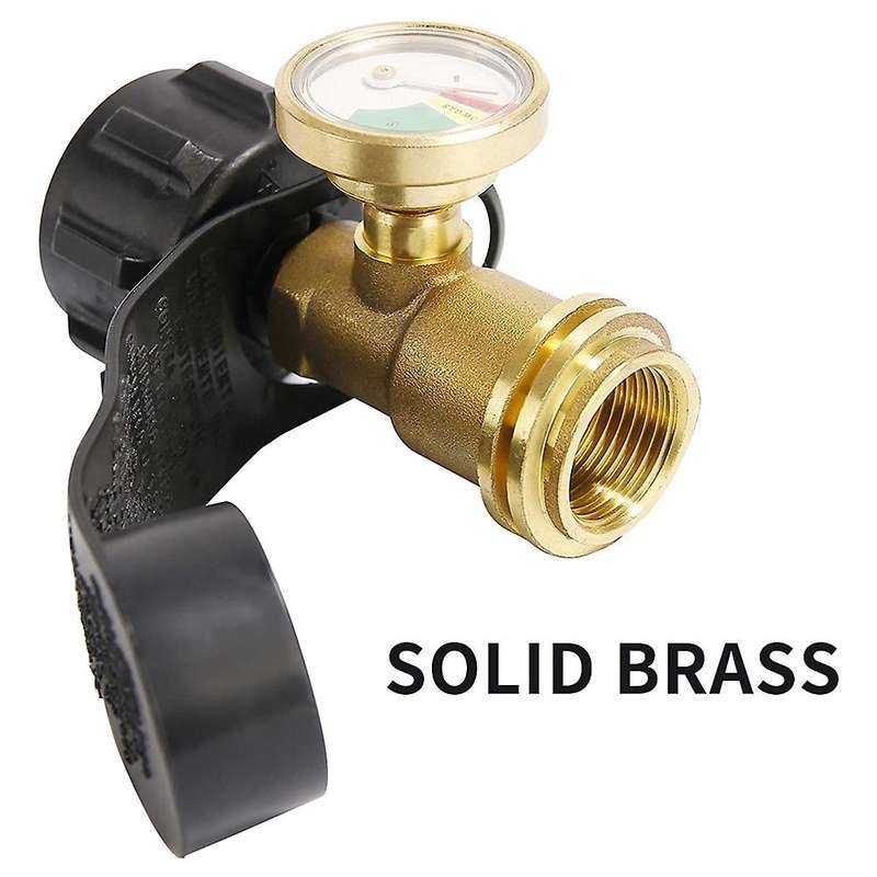 Propane Tank Gauge Level Indicator, Leak Detector, Pressure Meter for RV ,with Type 1 Connection