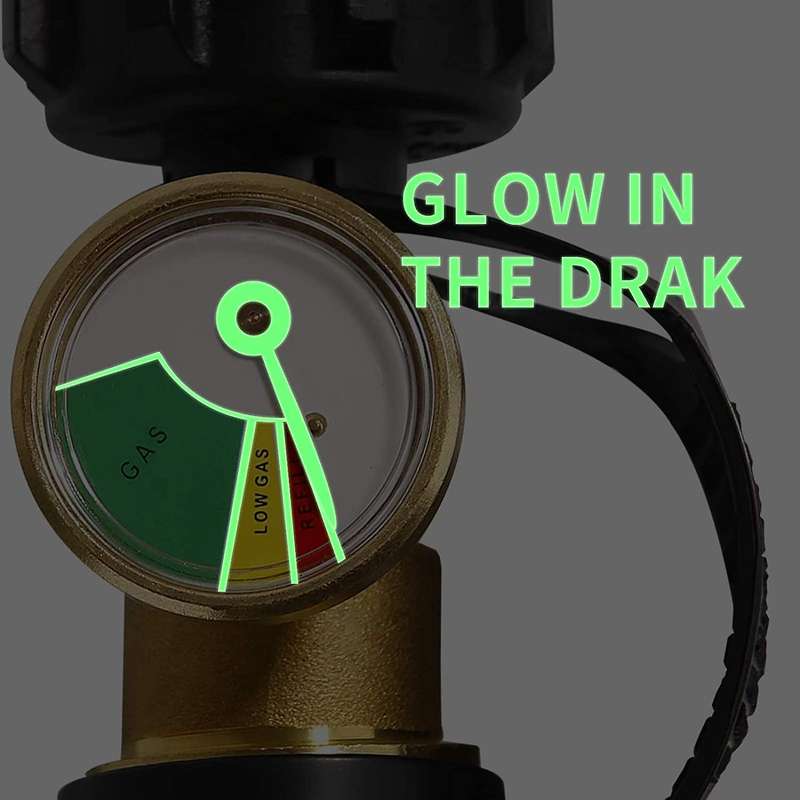 Propane Tank Gauge Level Indicator, Leak Detector, Pressure Meter for RV ,with Type 1 Connection