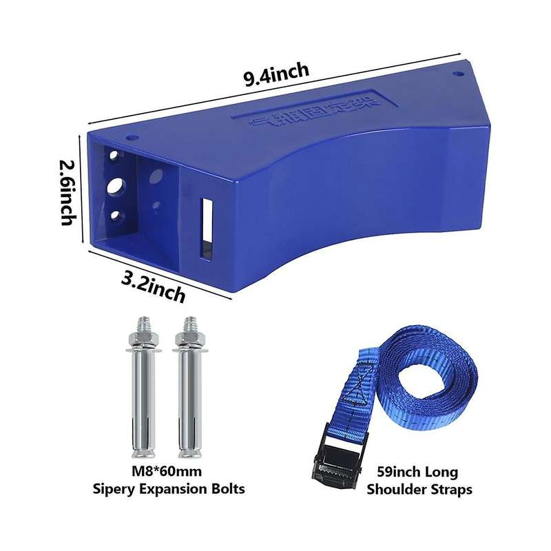 Propane Tank Rack Propane Tank Mount Cylinder Bracket ABS Cylinder with Screws and Safety Chain Sup