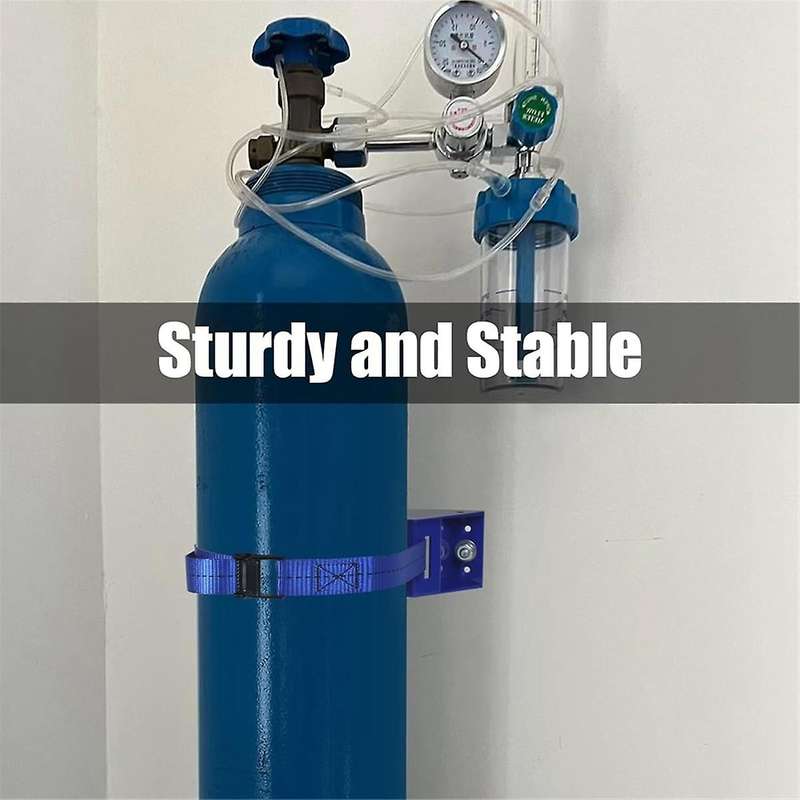 Propane Tank Rack Propane Tank Mount Cylinder Bracket ABS Cylinder with Screws and Safety Chain Sup