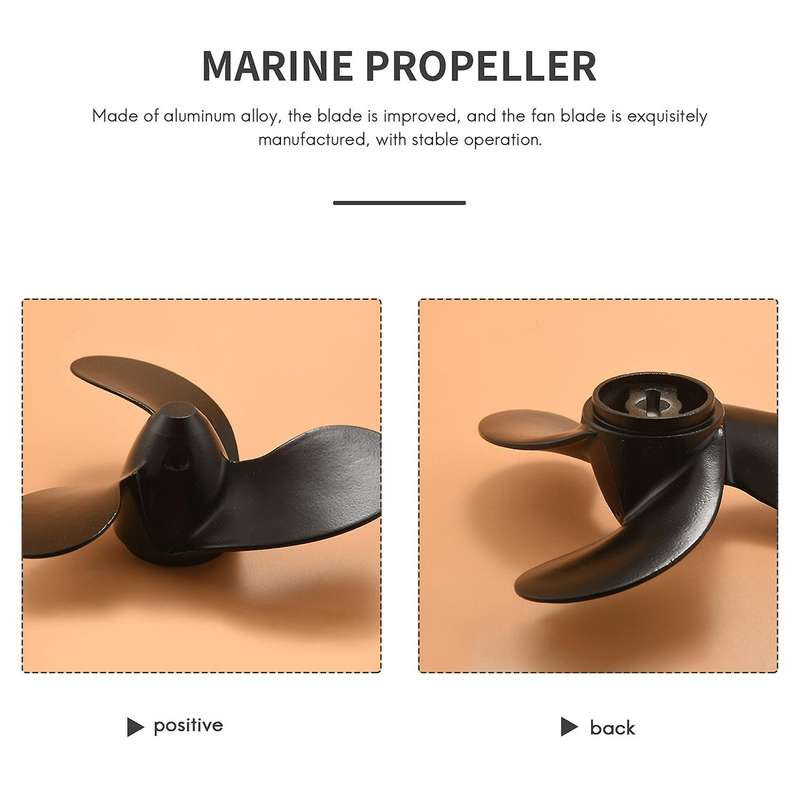 Propeller F6 for Tohatsu 2.5HP 3.5HP / Mercury 3.3HP 48-815084A02/Evinrude OMC 0766539 309-64107-0