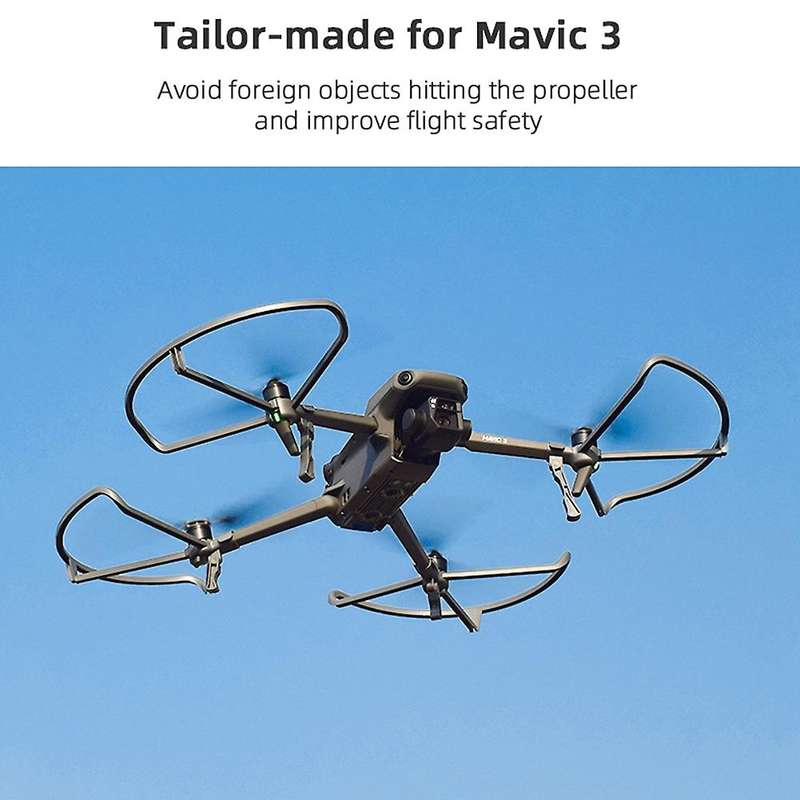 Propeller Protector Guard for 3 Blade Props Wing Fan Cover Quick Release Bumper Protective Spare Par