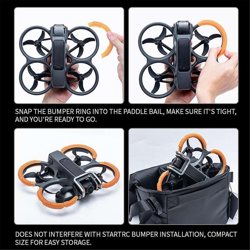 Propeller Guard Bumper for Avata 2 Impact Protectors Anti-Collision Bumpers Propeller Protection Gu