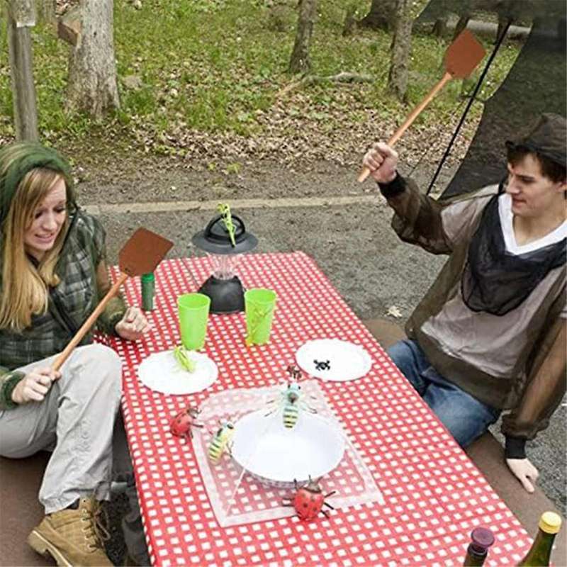 Pu Leather Fly Swatter Heavy Duty Manual Fly Swatter with Wood Handle,durable Leather Fly Swatter F