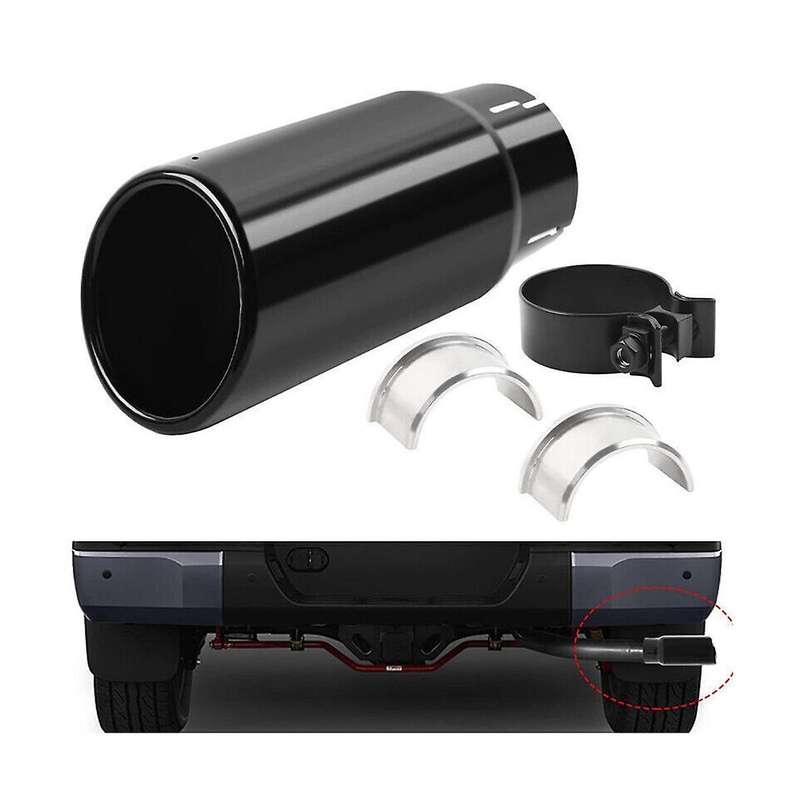 Pt932-35180-02 Black Metal Chrome Exhaust Tip Fits for 2005-2023 Car Accessories Parts