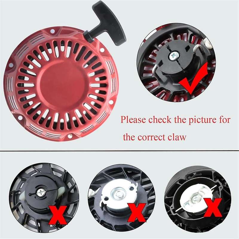 Pull Start Assembly for GX200 GX160 5.5 6.5HP Engine with Curved Rod Pawl 28400-Z4M-306ZB 27400-Z1