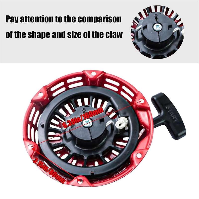 Pull Start Assembly for GX200 GX160 5.5 6.5HP Engine with Curved Rod Pawl 28400-Z4M-306ZB 27400-Z1