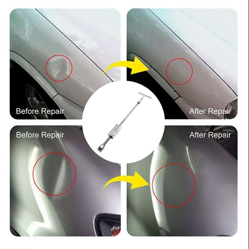 Puller Manual Rod Kit Car Dent Repair Tool Body Dent Puller Dent Repair Kit Sliding Suction Cup Hai