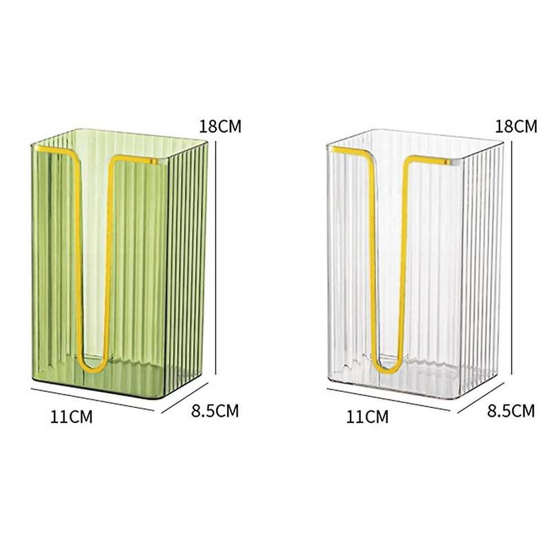 Punch-free Tissue Box Kitchen Bathroom Paper Organizer Wall-mounted Paper Towel Storage A