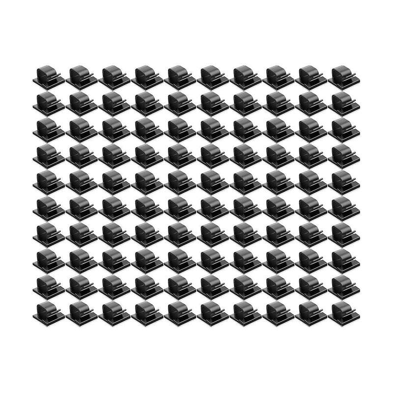 Punch-free Wire Manager Wall Stickers Seamless Fixed Self-adhesive Buckle Network Cable Desktop Wir