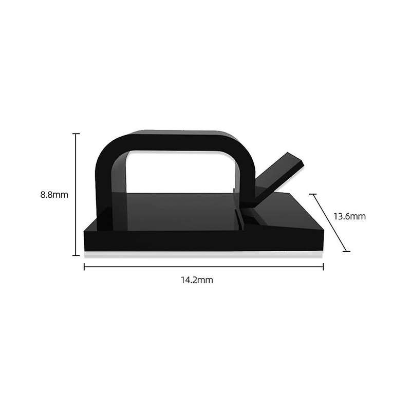 Punch-free Wire Manager Wall Stickers Seamless Fixed Self-adhesive Buckle Network Cable Desktop Wir