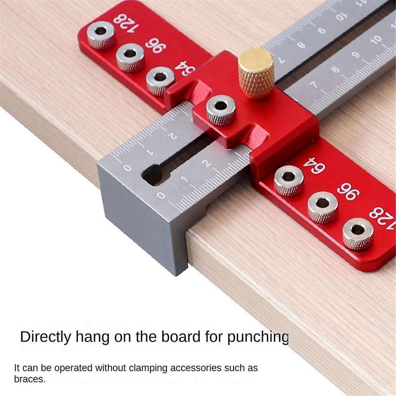 Punching Locator Set Aluminum Alloy Chest Of Drawers Door Handle Installation Auxiliary Tool Woodwor