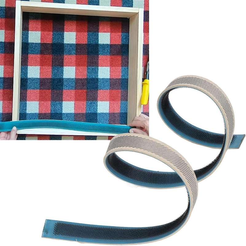 Punch Needle Frame,39.4 Inch Gripper Strip Rug Fabric Hooking Gripper Frame Square Tufting Frame for