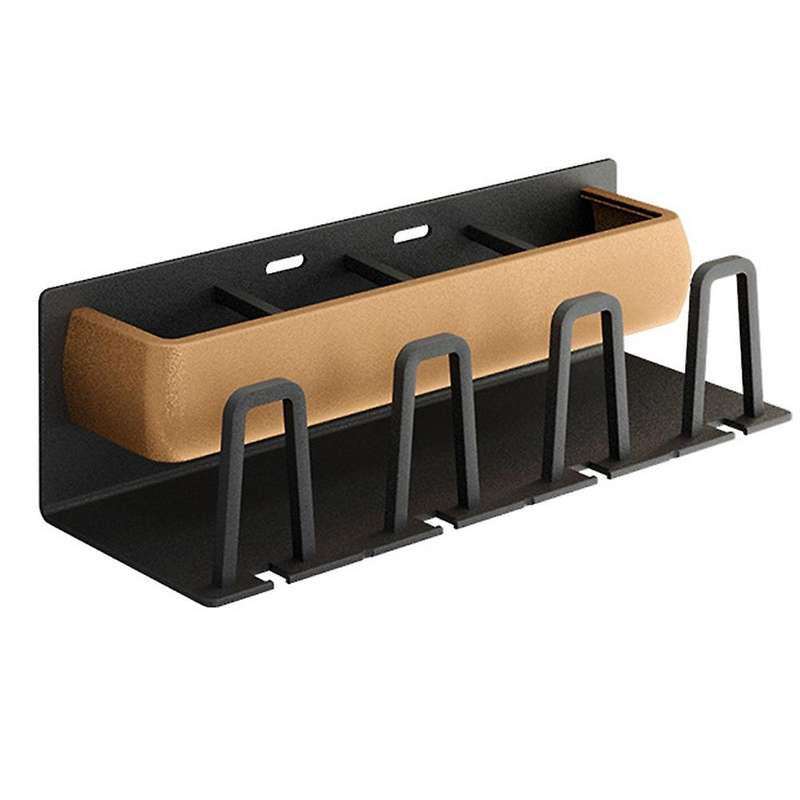 Toothbrush Holder Bathroom Toothpaste Storage Rack with Cup Holder