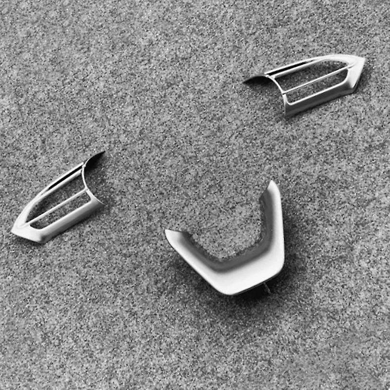 For Toyota Yaris Cross 2020 2021 Abs Chrome Steering Wheel Cover Trim