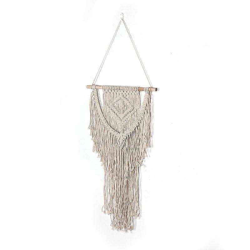 Macrame Wall Hanging Hand Woven Tapestry - Boho Backdrop Decoration