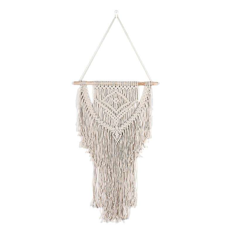 Macrame Wall Hanging Hand Woven Tapestry - Boho Backdrop Decoration
