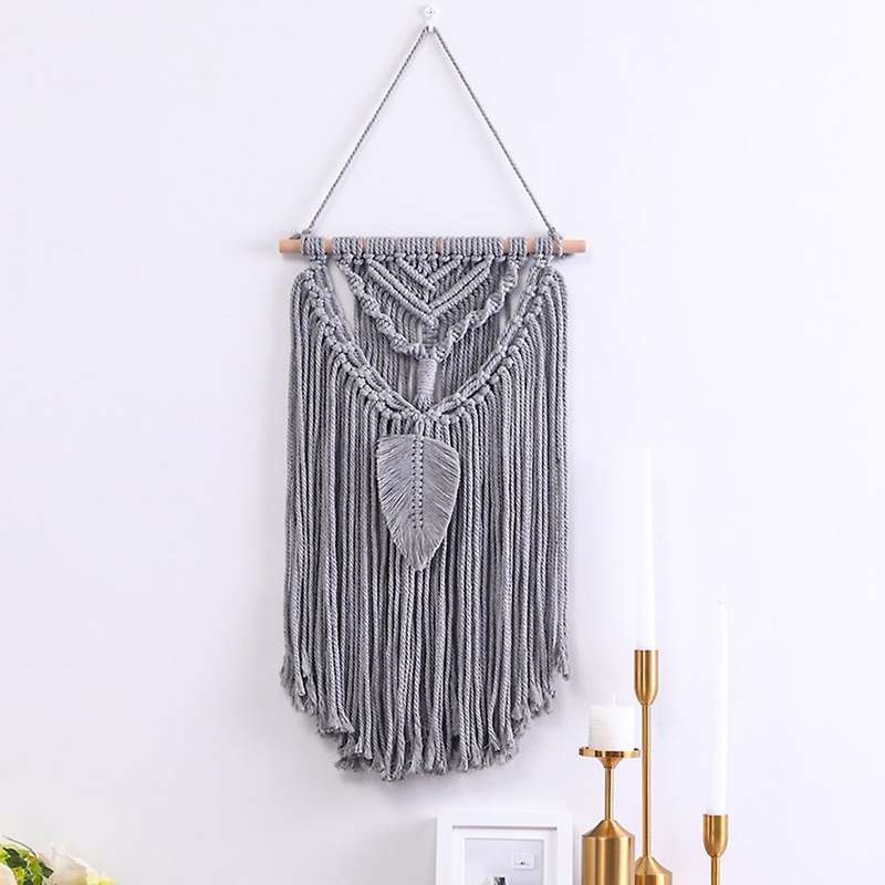 Tapestry Wall Background Living Room Decoration Hand-woven (yellow)