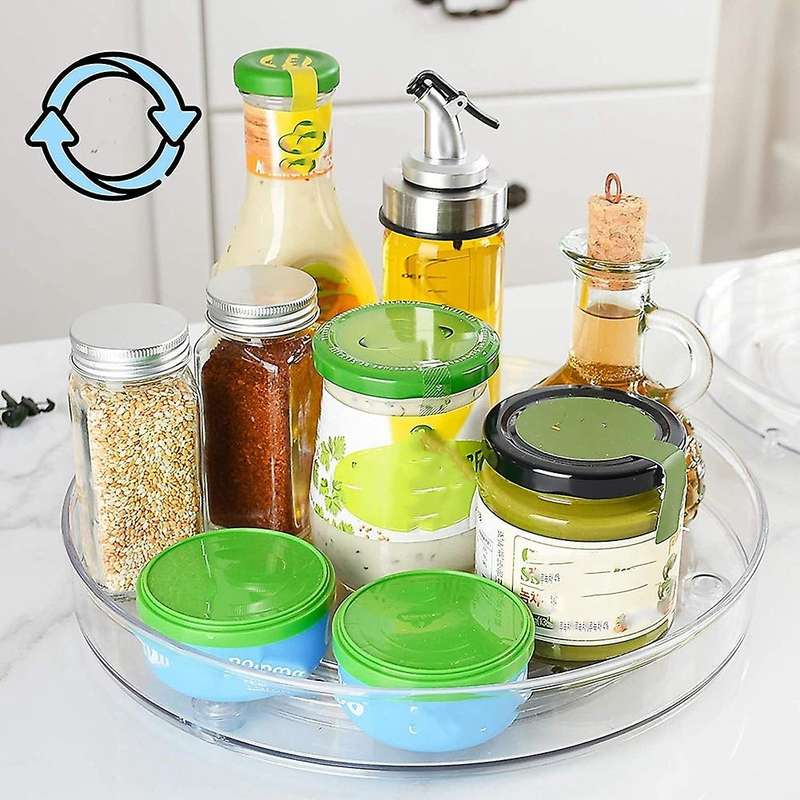 Lazy Cabinet Organizer Turntable Kitchen Organizer for Cabinet L