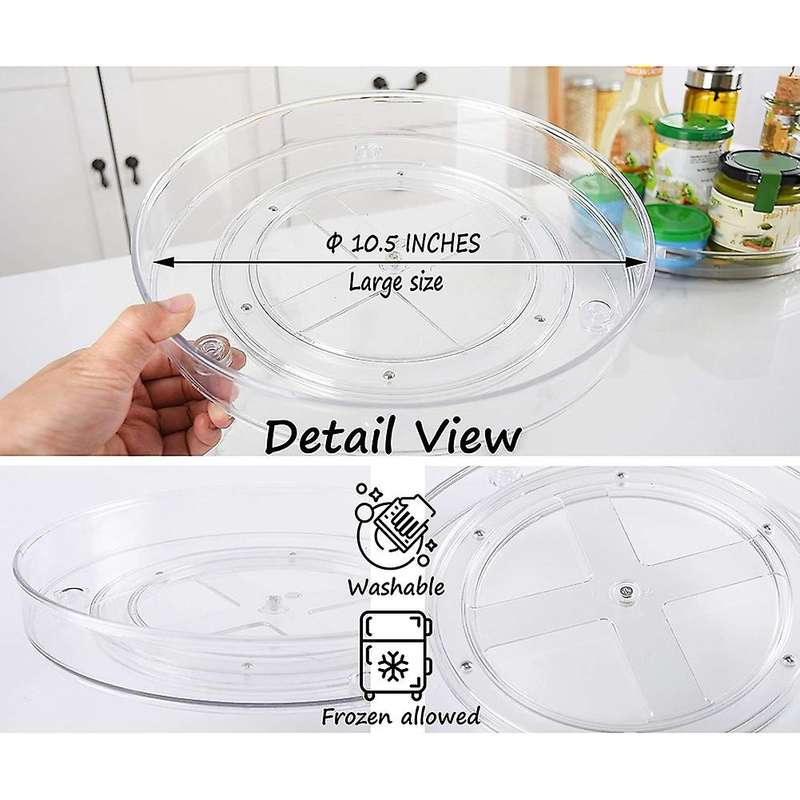 Lazy Cabinet Organizer Turntable Kitchen Organizer for Cabinet L