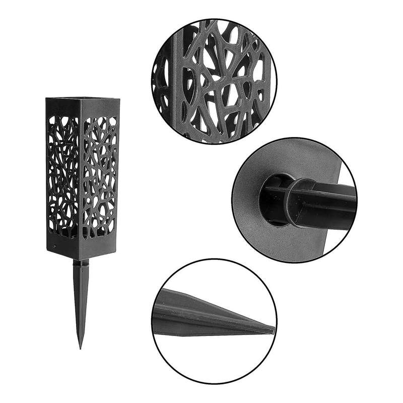 6 Pack Headstone Vase Memorial Tombstone with Stakes Drainage Hole