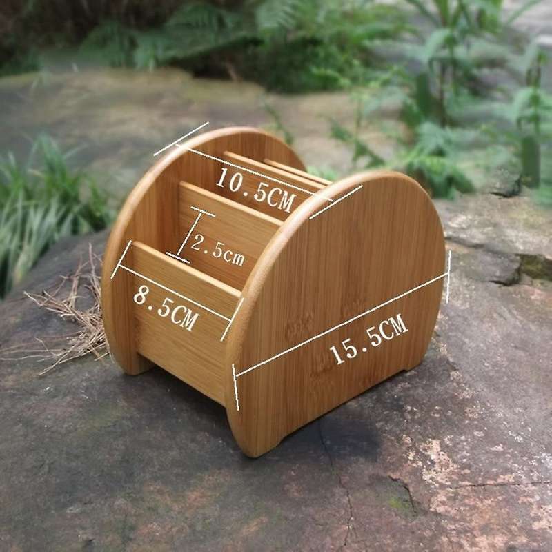 Mobile Phone Storage Box Bamboo Storage Box Desktop Cosmetics Rack