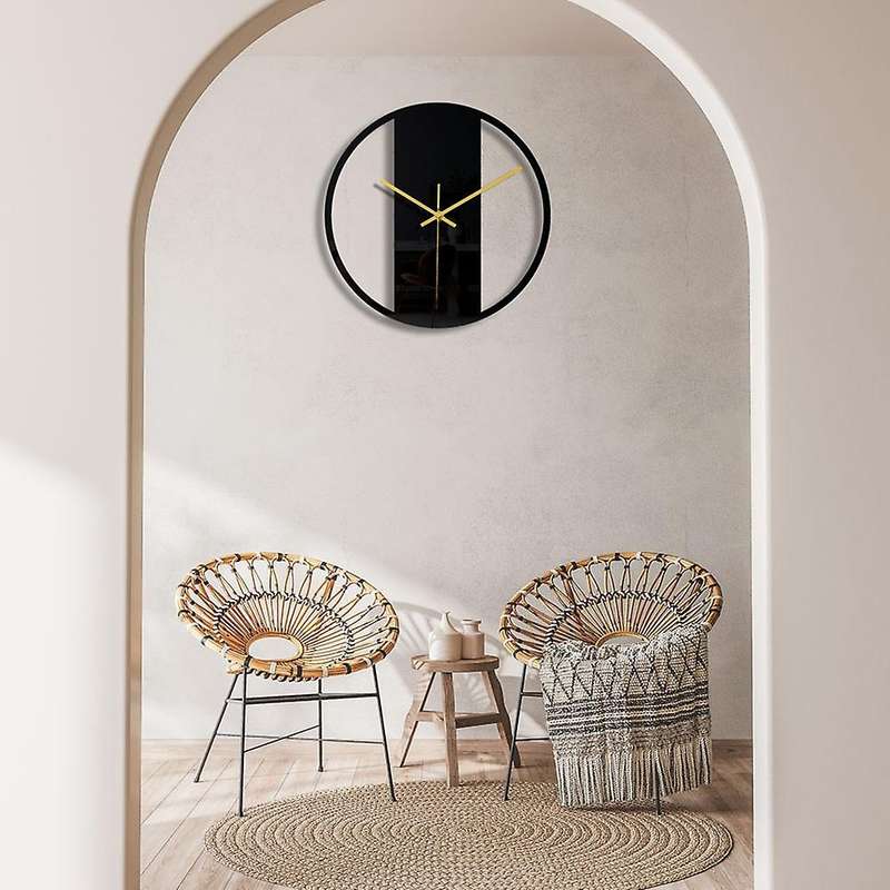 11.8 Inch Transparent Wall Clock Quartz Clocks for Home Decorative