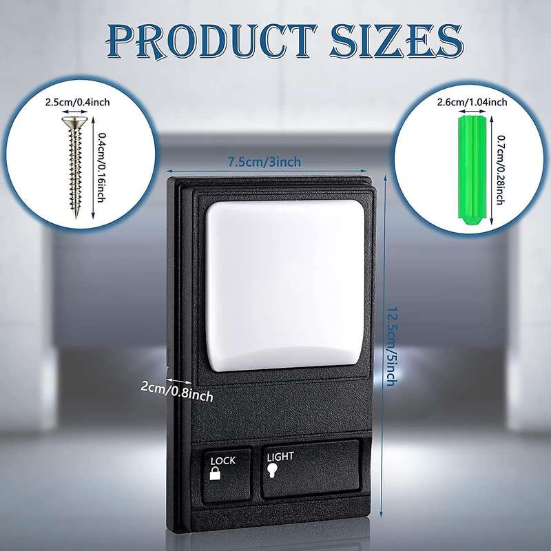 2pcs Multi-function Control Panel Replacement Panel Wall Keypad