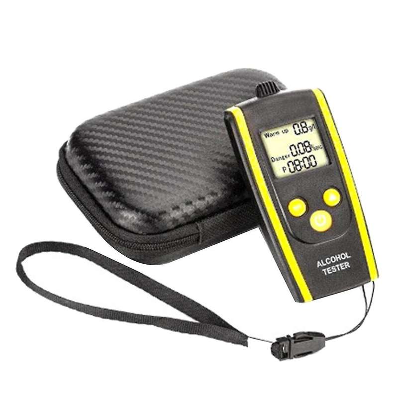 Rechargeable Air Blowing Alcoho Tester Lcd Display Breathalyzer